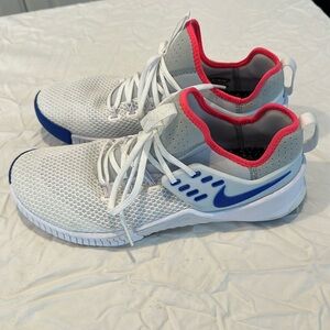 Nike Free Metcon “White racer blue” AH8141-140.  Used.  Size 10.5